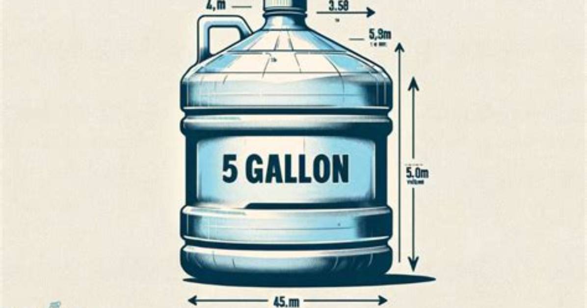 How Much Does a 5-Gallon Jug of Water Weigh?