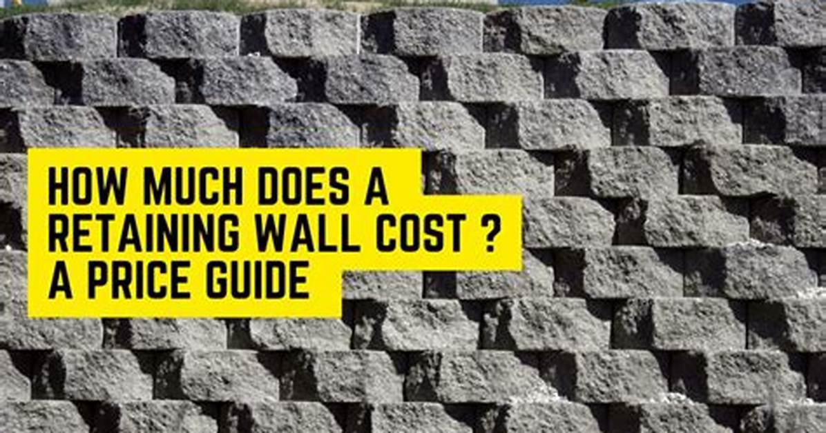 How Much Does a Retaining Wall Cost to Have Installed