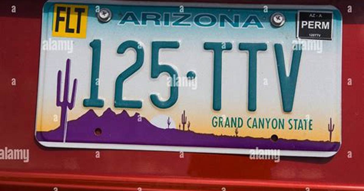 How Much Does an Az License Plate Cost?