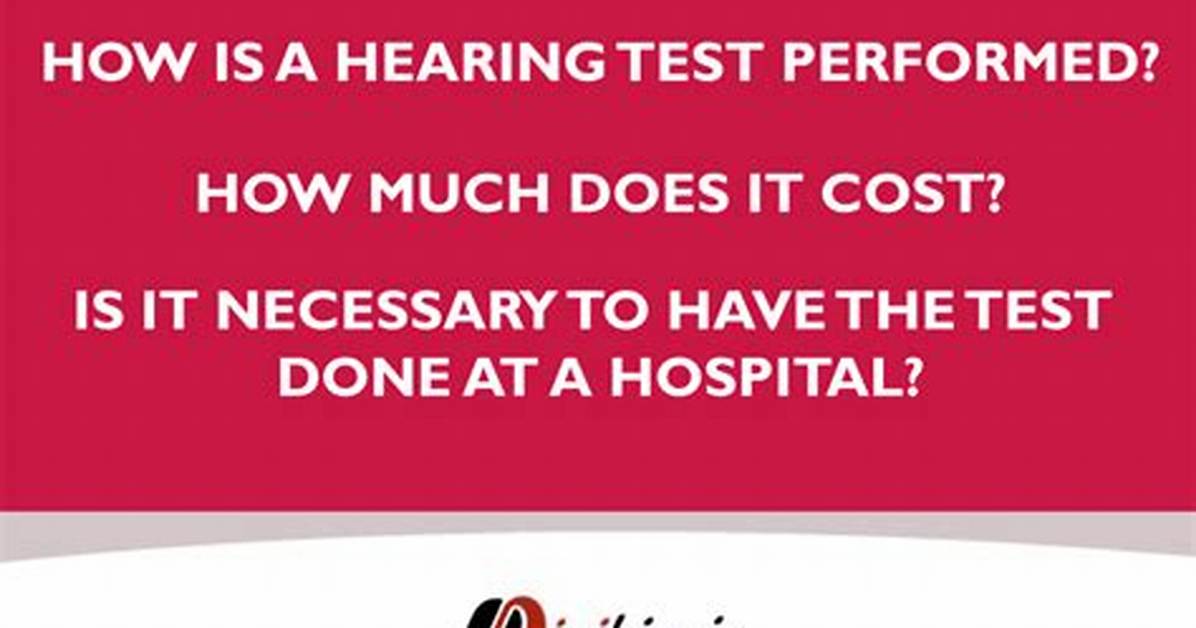 How Much Does Hearing Test Cost?