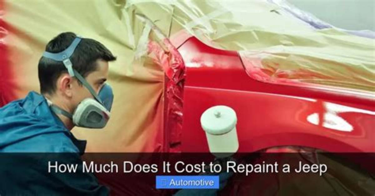 How Much Does It Cost to Repaint a Car