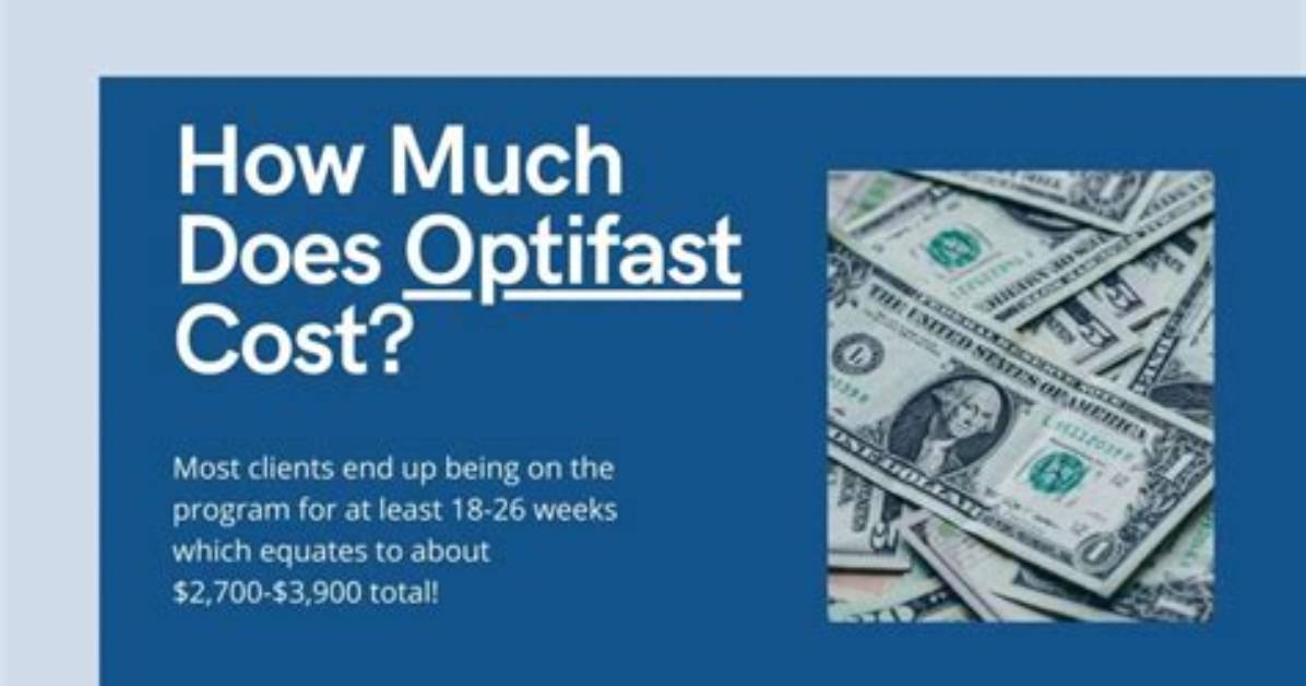 How Much Does Optifast Cost per Week