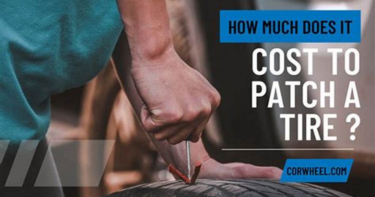 How Much Does Plugging a Tire Cost?