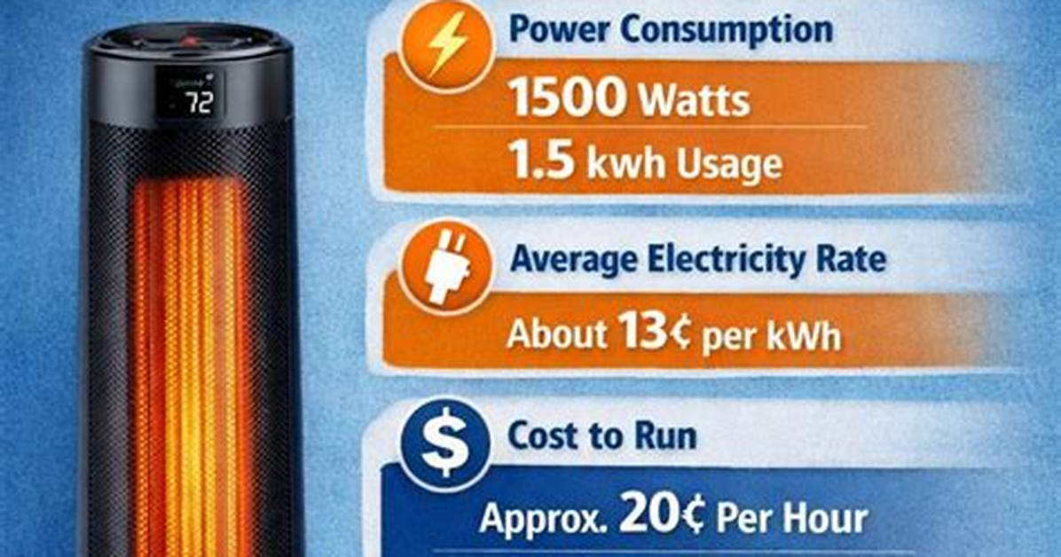 How Much Does Space Heater Cost per Hour