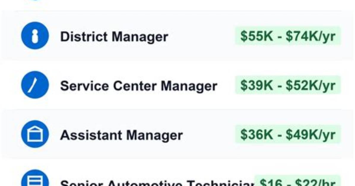 How Much Does Valvoline Pay