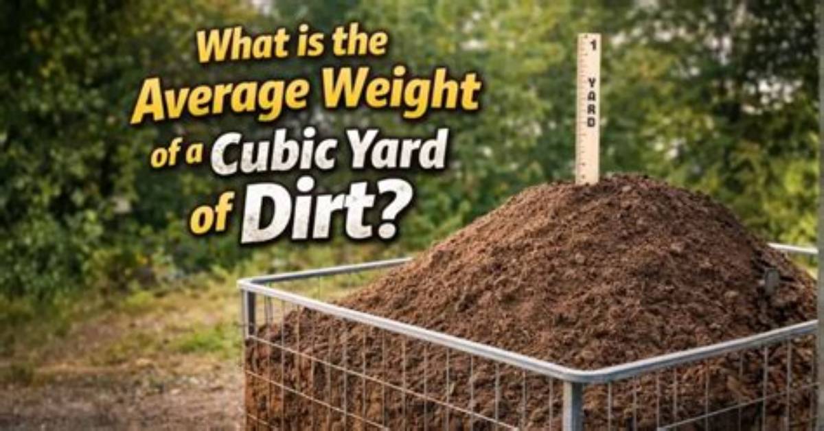 How Much Does Wet Soil Weight per Cubic Foot