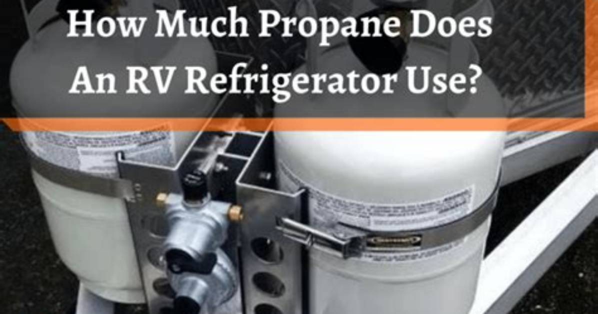 How Much Electricity Does a Propane Refrigerator Use?