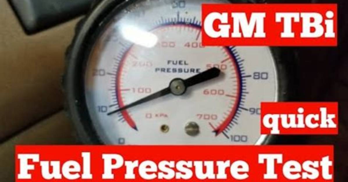 How Much Fuel Pressure Does a Tbi Need