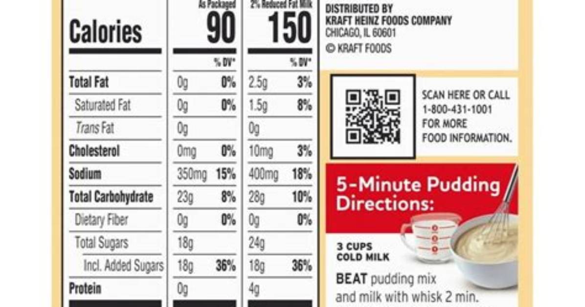 How Much Instant Pudding Is in a Small Box?