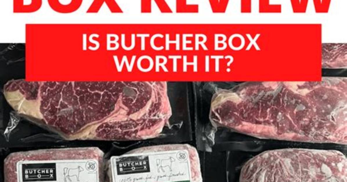 How Much Is a Butcher Box?
