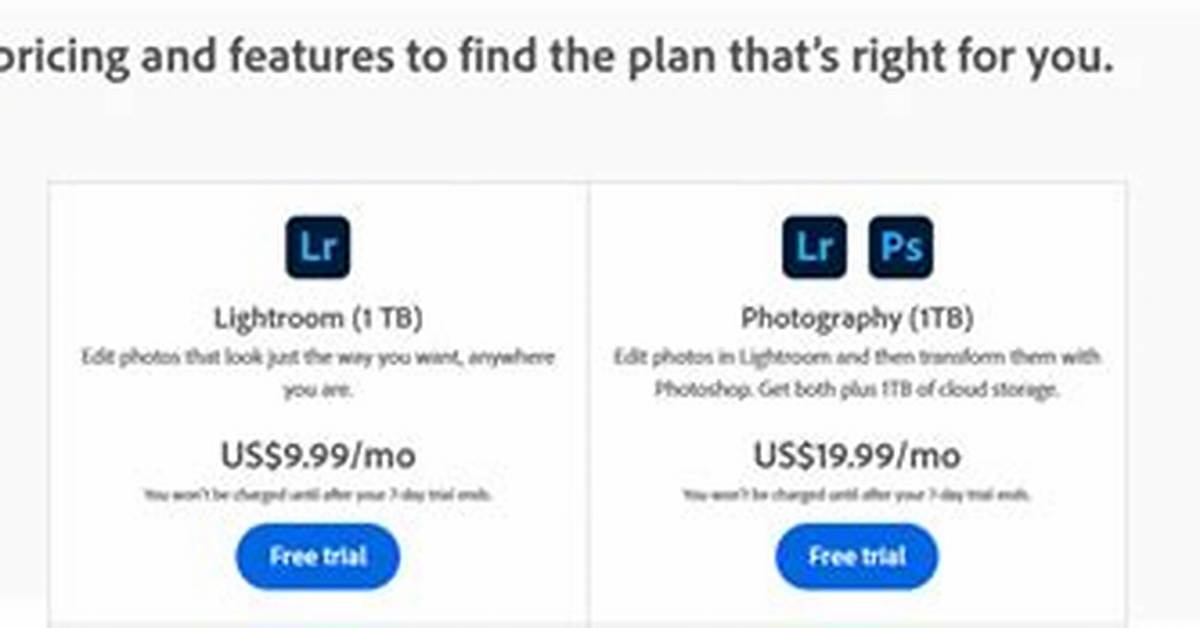 How Much Is a Lightroom Subscription?