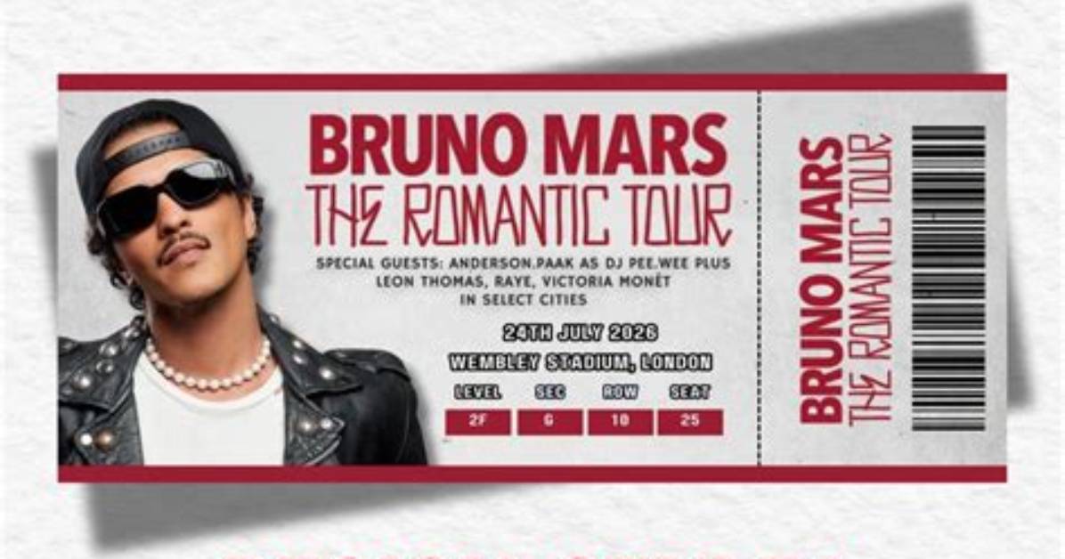How Much Is Bruno Mars Ticket