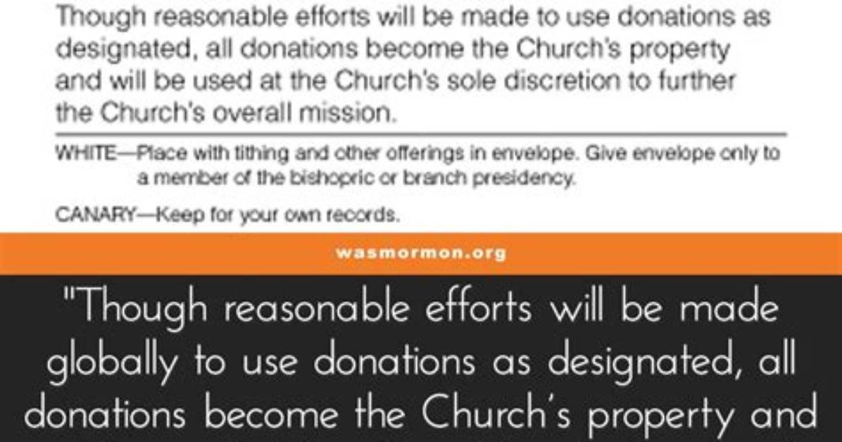 How Much Is Mormon Tithing?