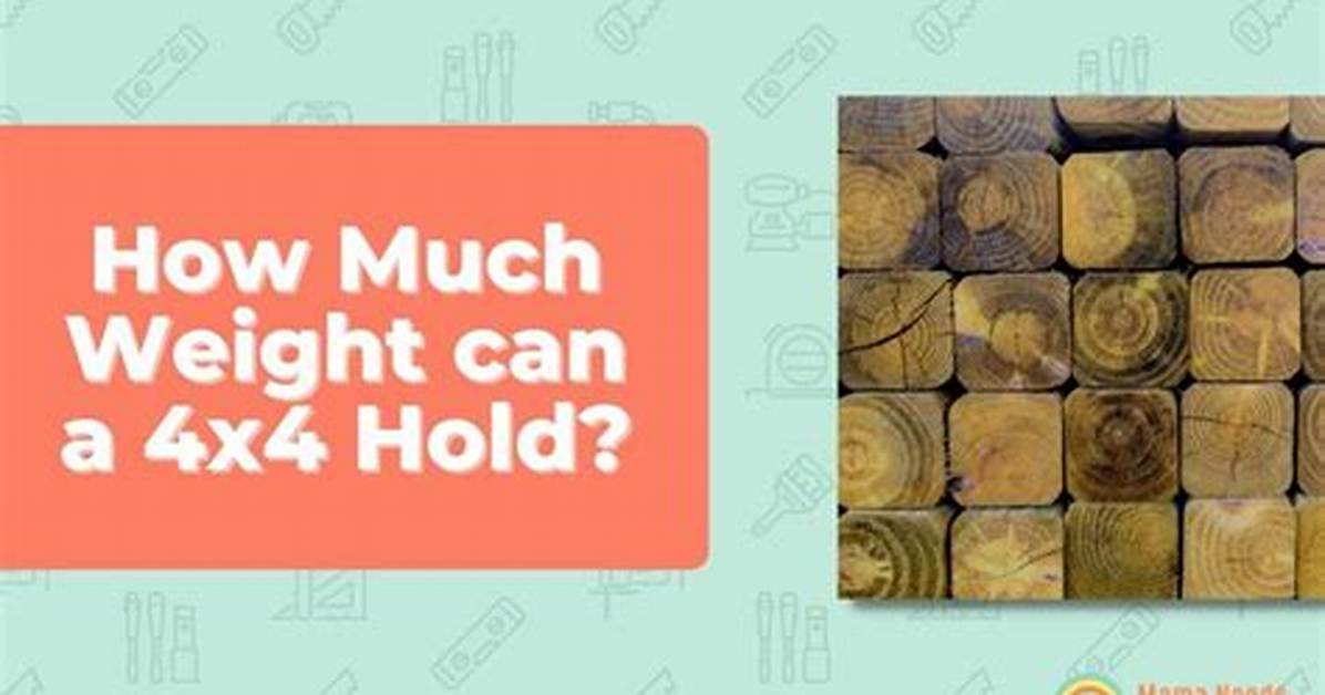 How Much Load Can a 4×4 Support
