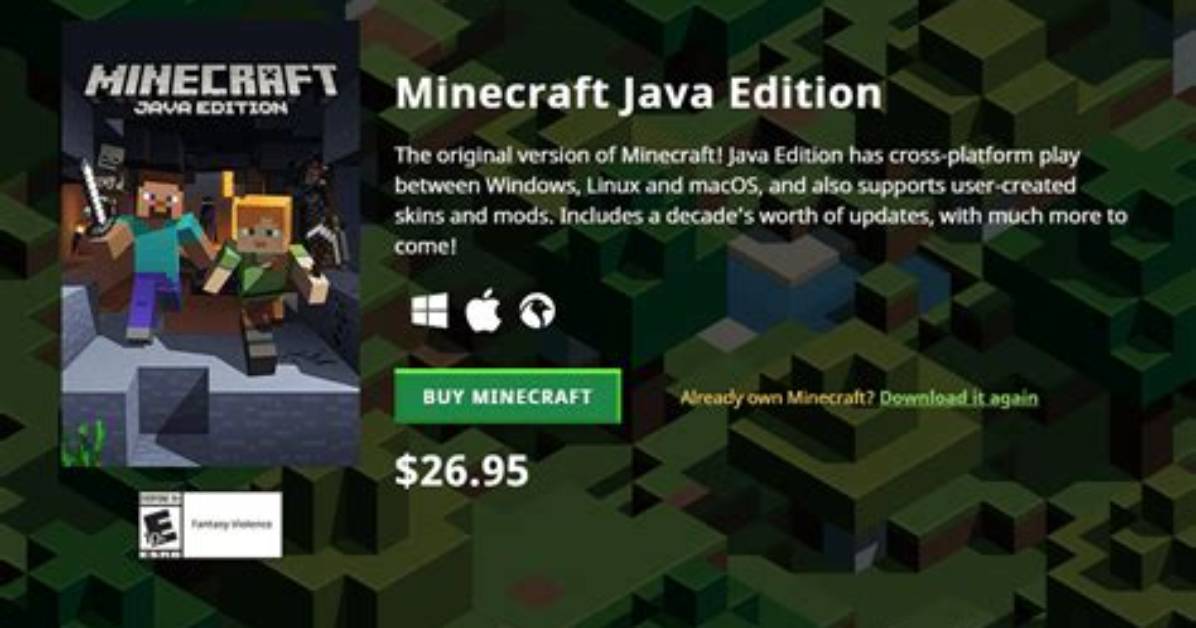 How Much Money Does Minecraft Java Edition Cost