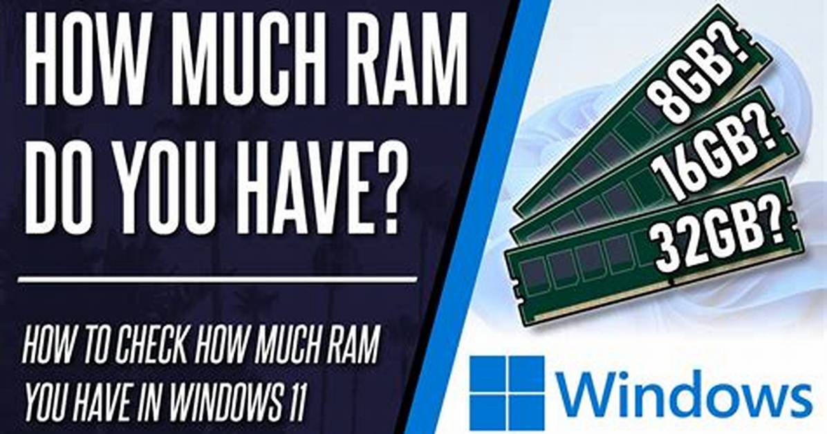 How Much Ram Do I Have Windows Xp?