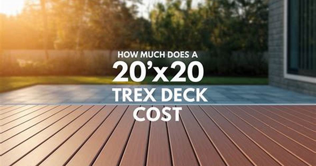 How Much Should a 20×20 Deck Cost