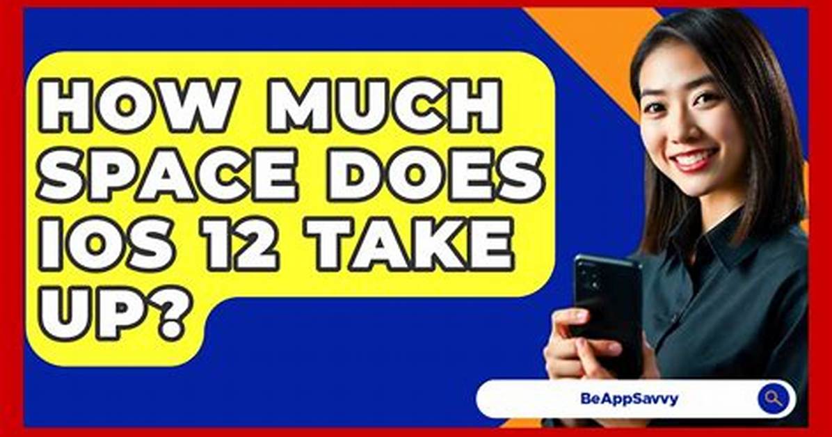 How Much Space Does iOS 12 Take up?