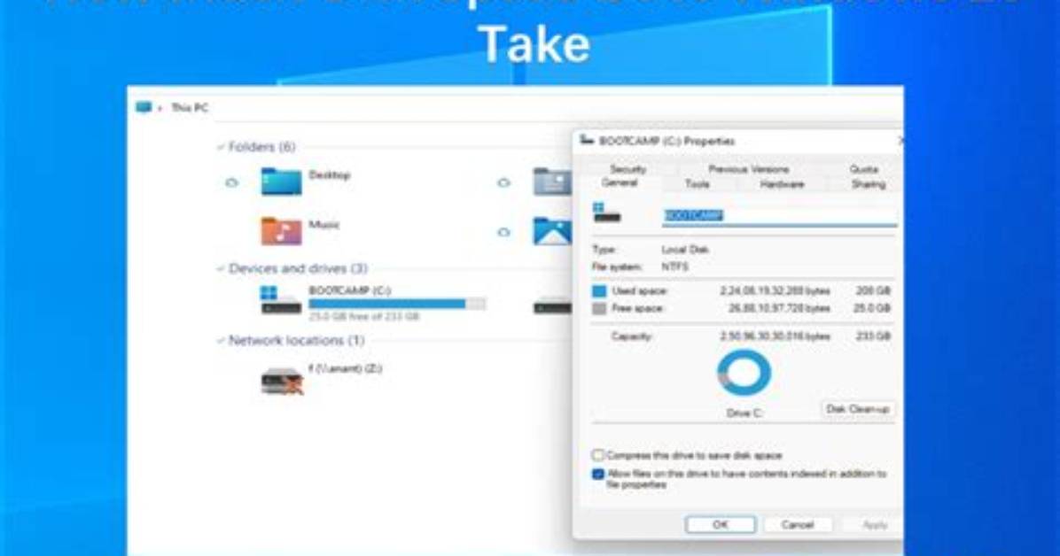 How Much Space Does Windows 10 Take up on Usb?