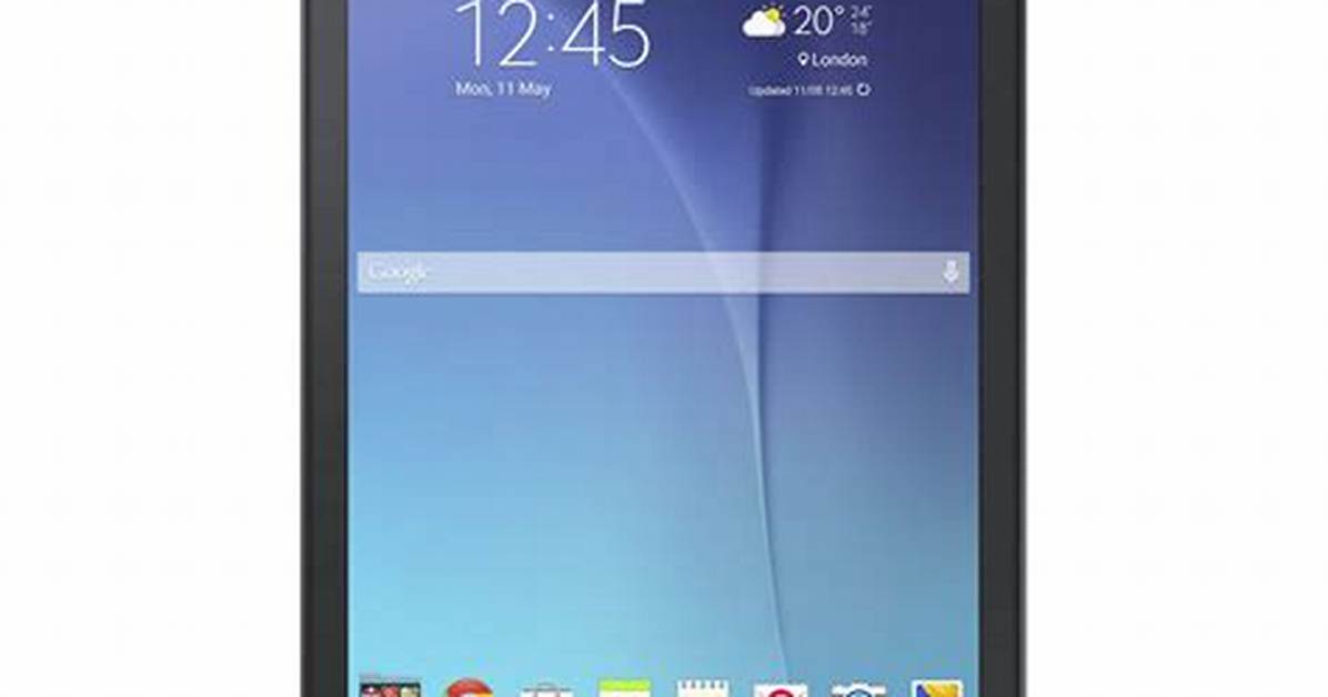 How Old Is the Samsung Tab E?