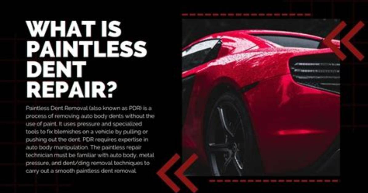 How Paintless Dent Removal Works?