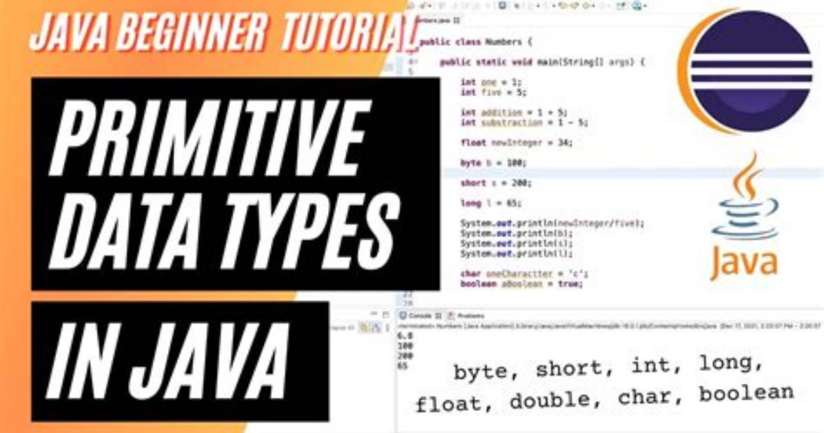 How Primitives Are Stored in Java