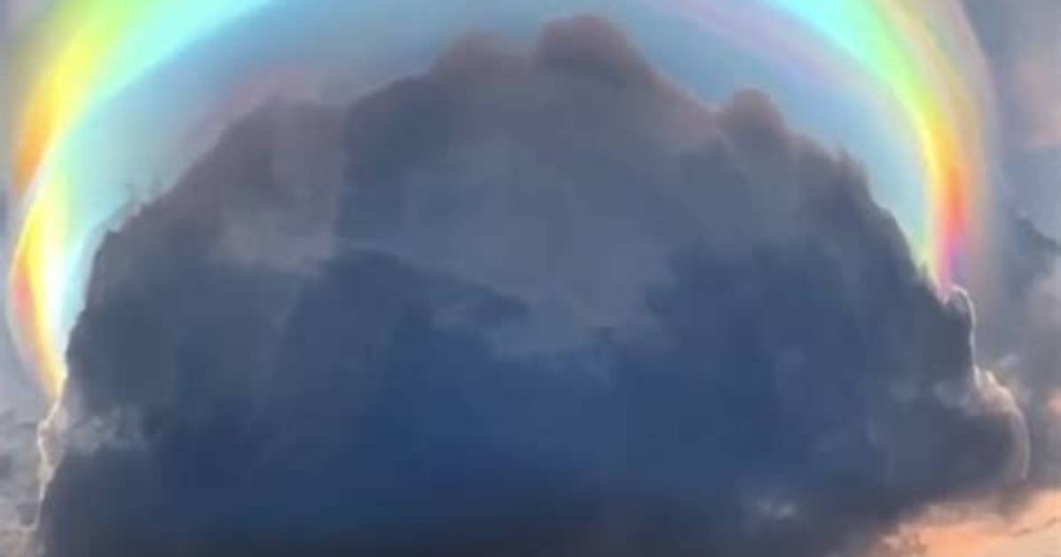 How Rare Is a Rainbow Cloud?