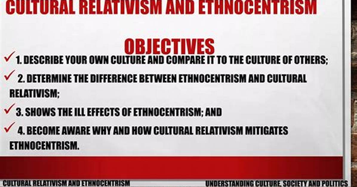 How Relativism Mitigates Ethnocentrism?
