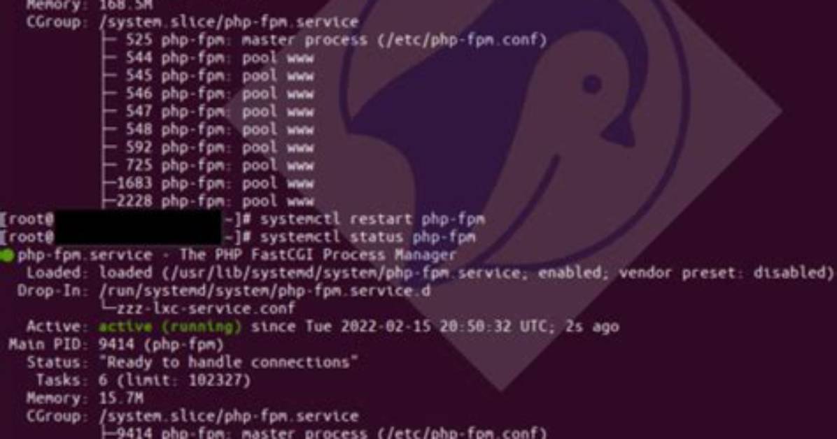 How Restart Php Service in Linux?