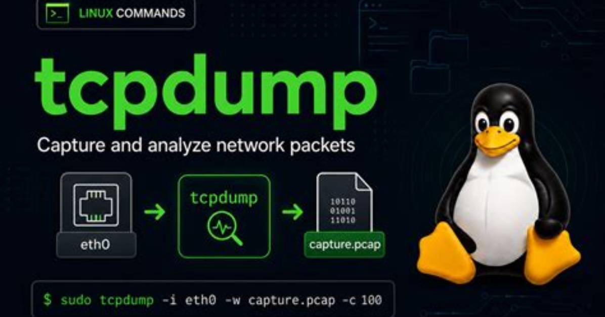 How Run Tcpdump in Background Linux?
