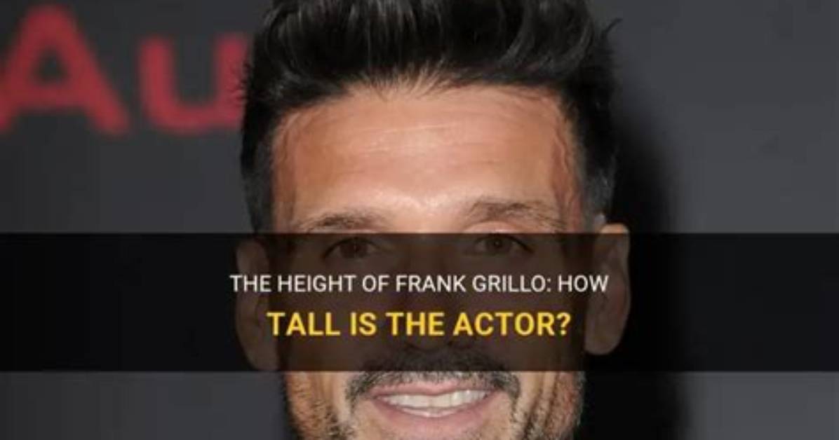 How Tall Is Frank Grillo