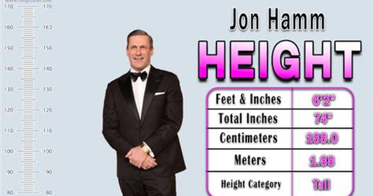 How Tall Is Jon Hamm