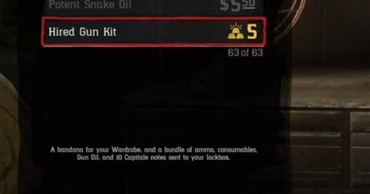 How to Acquire the Hired Gun Kit in Red Dead Online