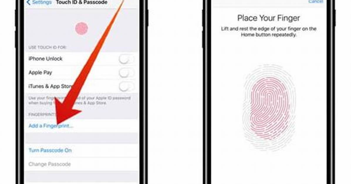How to Activate Touch Id on Iphone 6?
