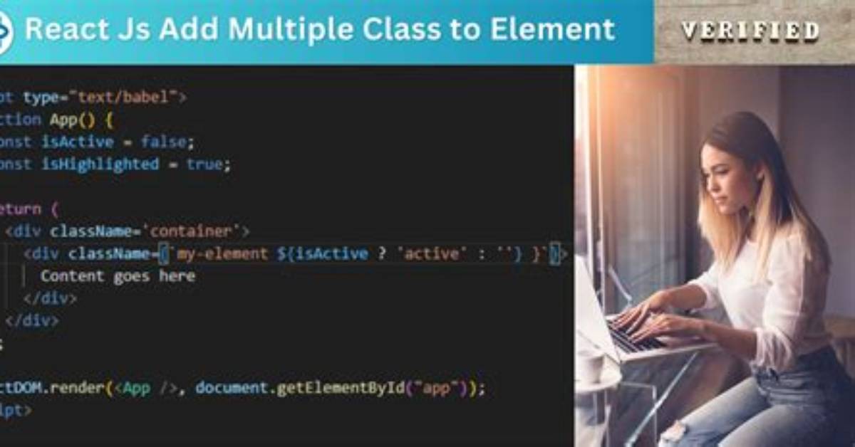How to Add a Class with React. Js?