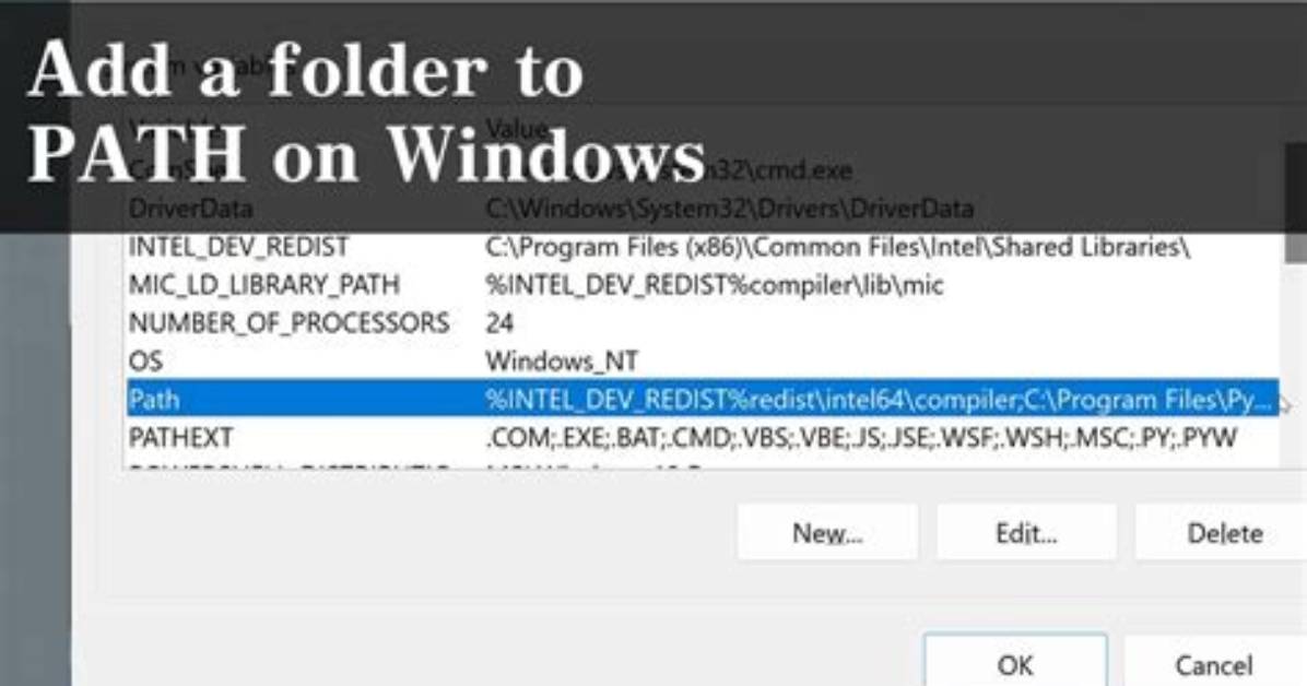 How to Add a Folder to `Path` Environment Variable in Windows 10 (With Screenshots)