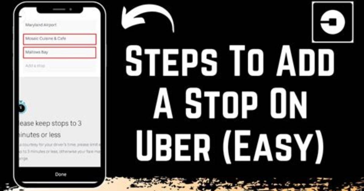 How to Add a Stop on Uber