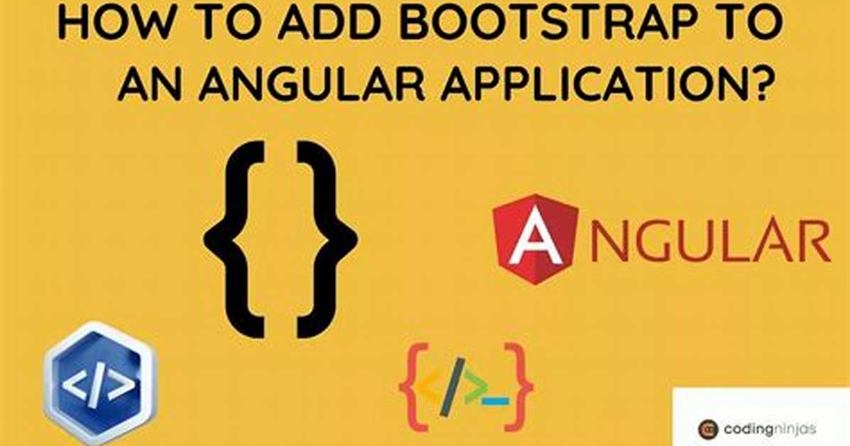 How to Add Bootstrap to an Angular-Cli Project