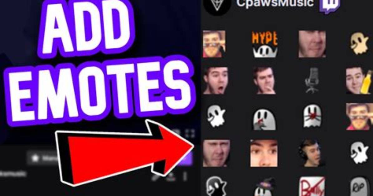How to Add Emotes to Twitch