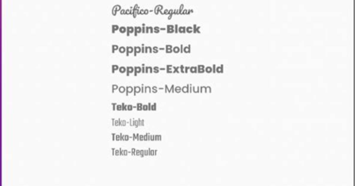 How to Add Fonts to Create-React-App Based Projects?