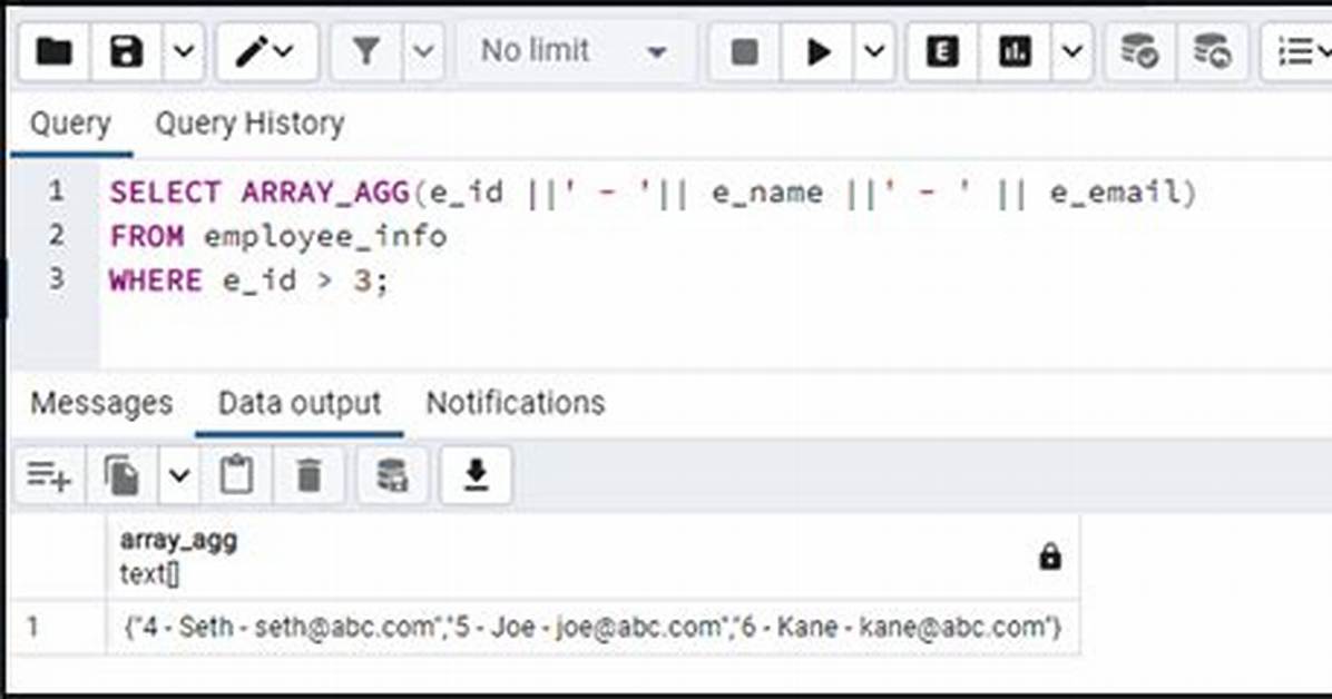 How to Apply Array_Agg/Array_To_Json to a Query with Modified Columns