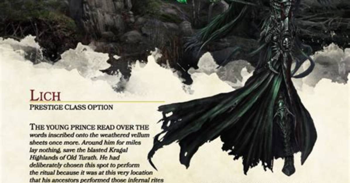 How to Become a Lich 5E?