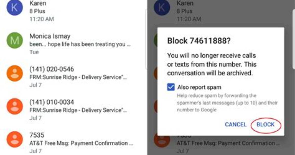 How to Block Text Messages Android?