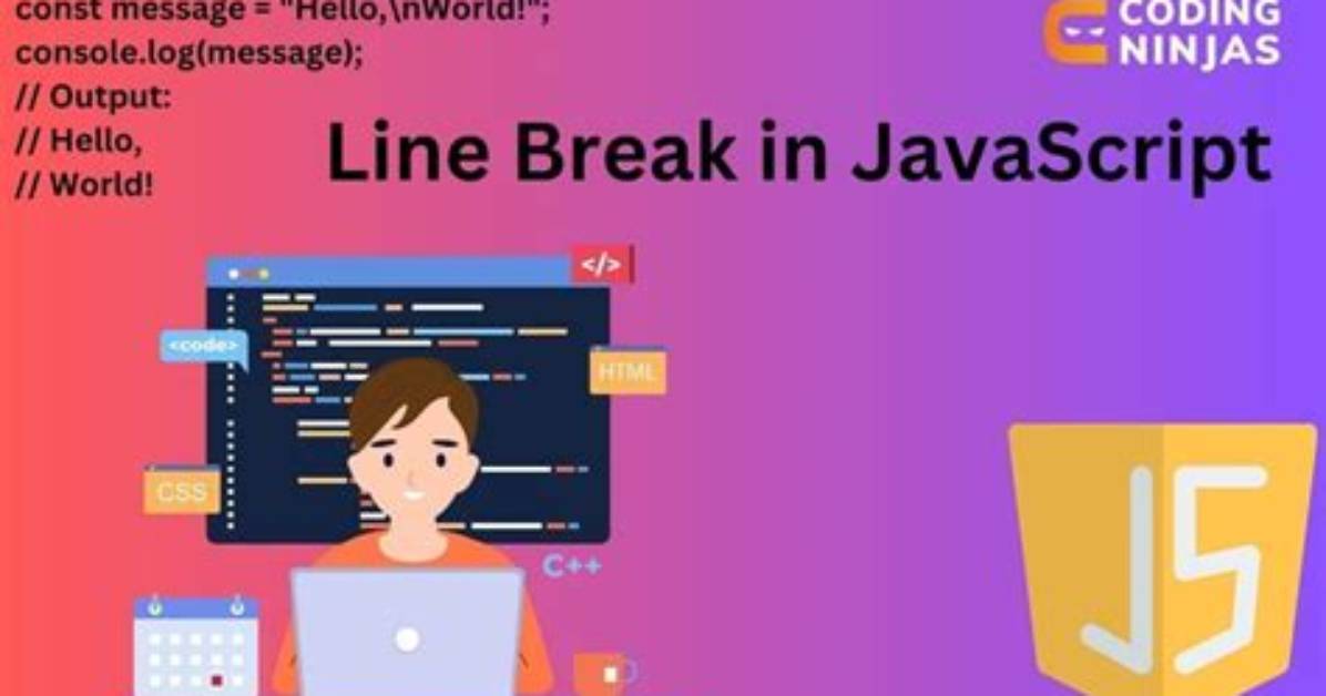 How to Break Line in Javascript?