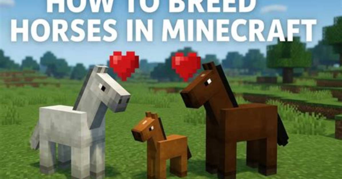 How to Breed Horses in Minecraft Xbox
