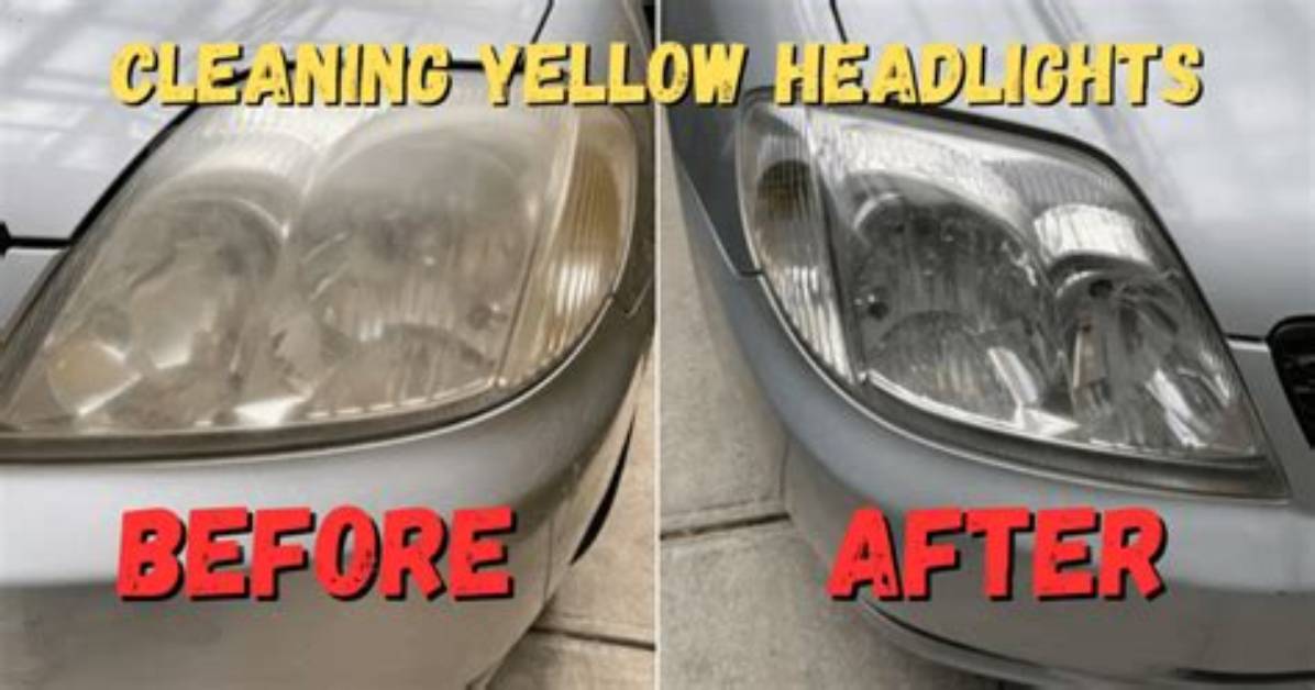 How to Buff Yellow Headlights?