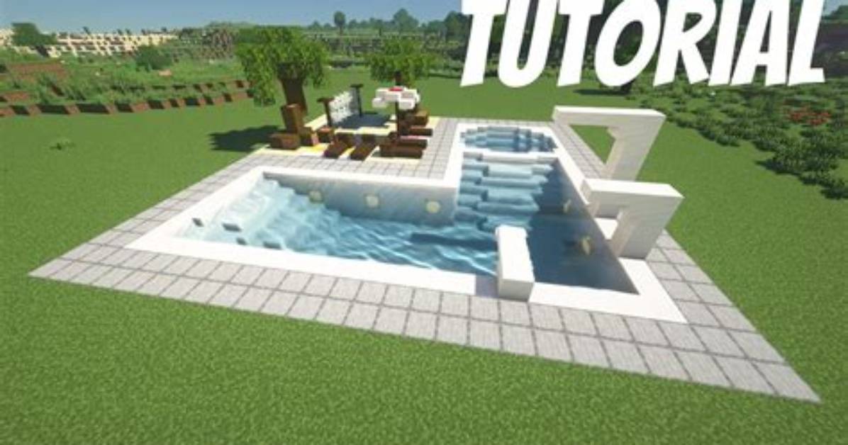 How to Build a Pool in Minecraft