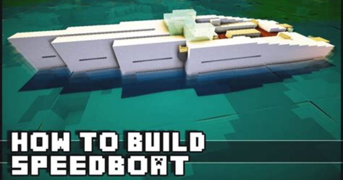 How to Build a Speed Boat in Minecraft