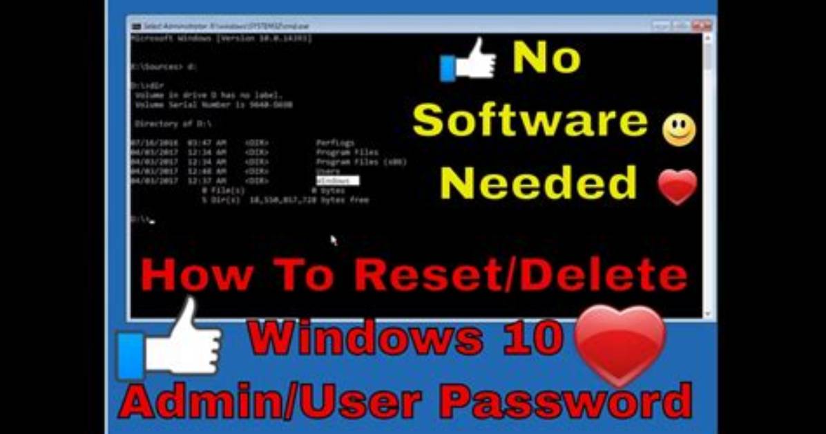 How to Bypass Admin Password Windows 10?