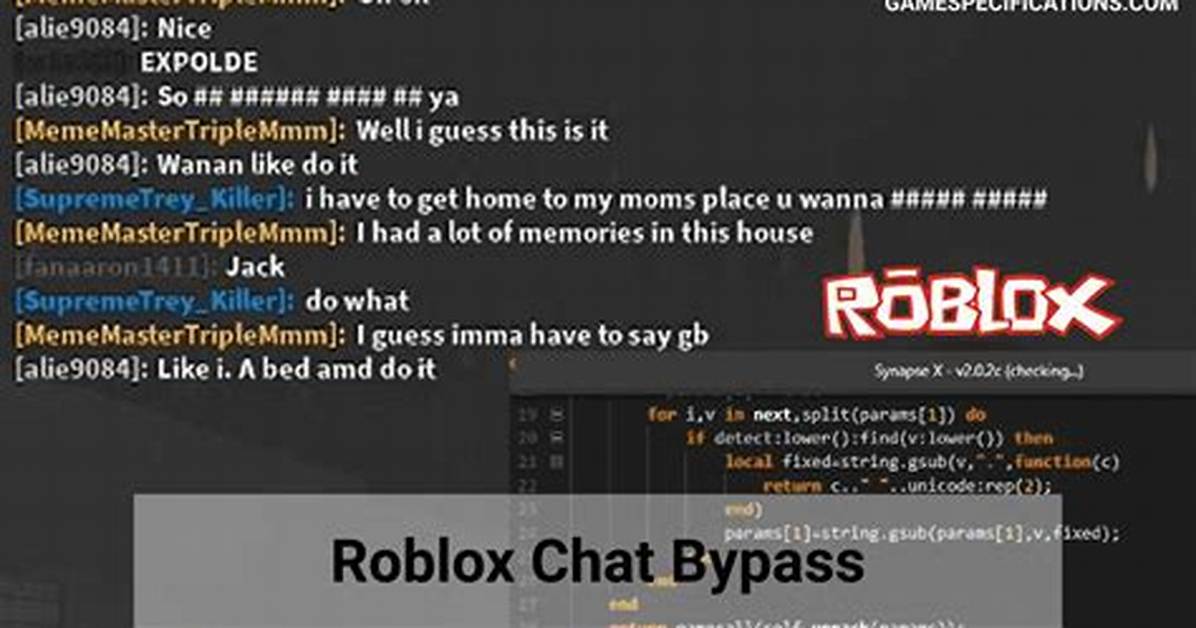 How to Bypass Roblox Chat Filter